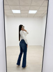 PANTALÓN VAQUERO FLARED PUSH UP