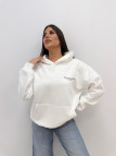 SUDADERA CD COUTURE BLANCA