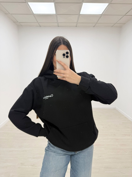 SUDADERA CD COUTURE NEGRA