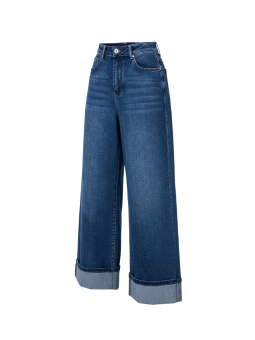 PANTALÓN VAQUERO DOBLADILLO (ELÁSTICO)