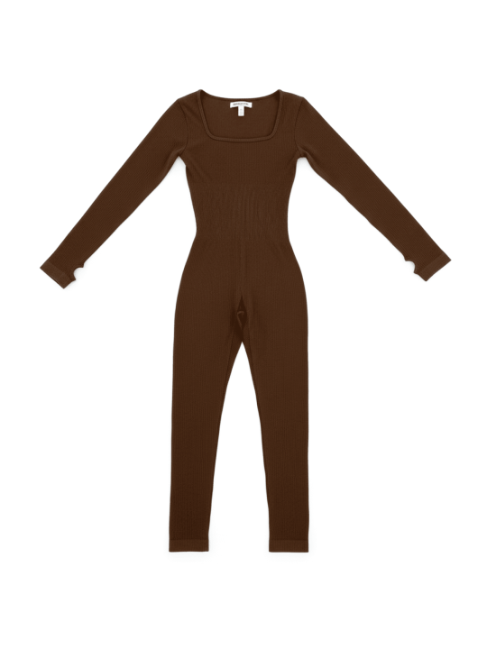 MONO REDUCTOR ESCOTE MARRÓN