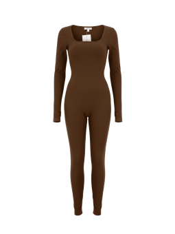 MONO REDUCTOR ESCOTE MARRÓN