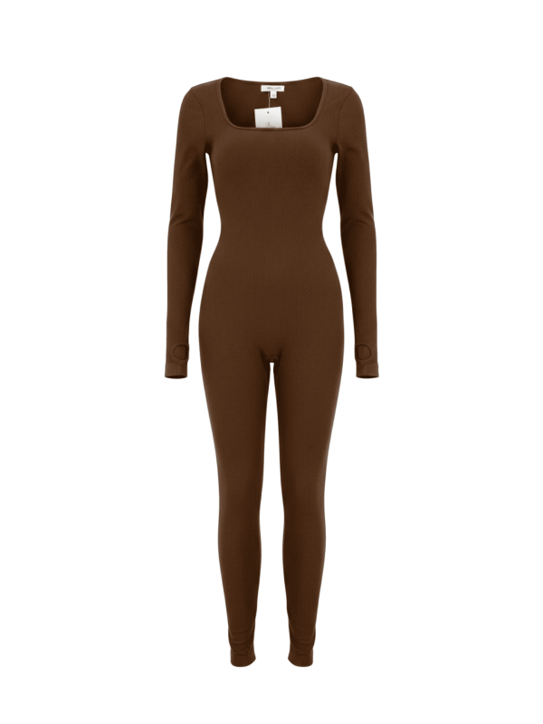 MONO REDUCTOR ESCOTE MARRÓN