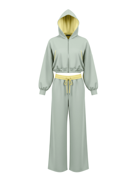 CONJUNTO DUO VERDE AGUA