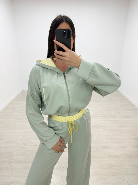 CONJUNTO DUO VERDE AGUA