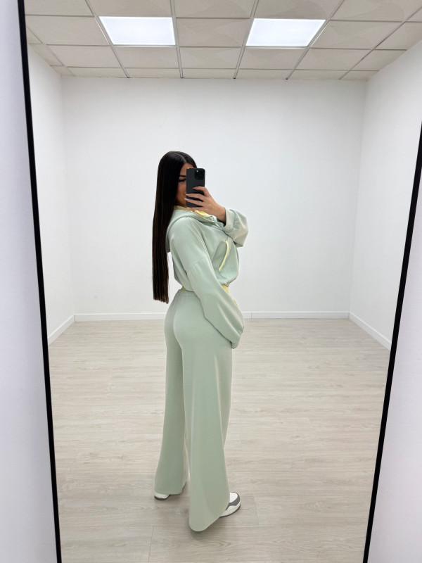 CONJUNTO DUO VERDE AGUA