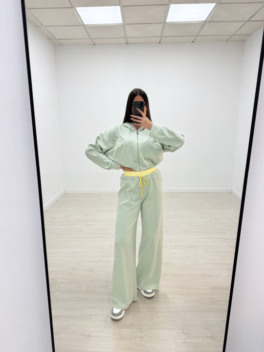 CONJUNTO DUO VERDE AGUA