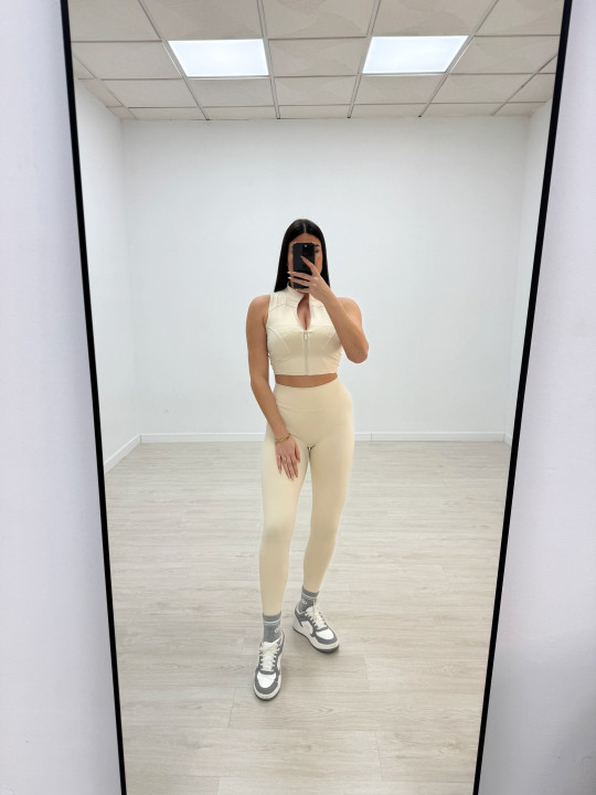 CONJUNTO DEPORTIVO SISA BEIGE