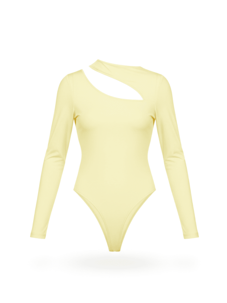 BODY LICRA CUT OUT AMARILLO