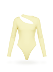 BODY LICRA CUT OUT AMARILLO