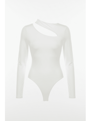 BODY LICRA CUT OUT BLANCO