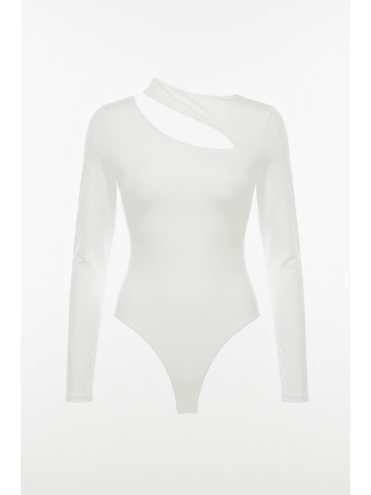 BODY LICRA CUT OUT BLANCO