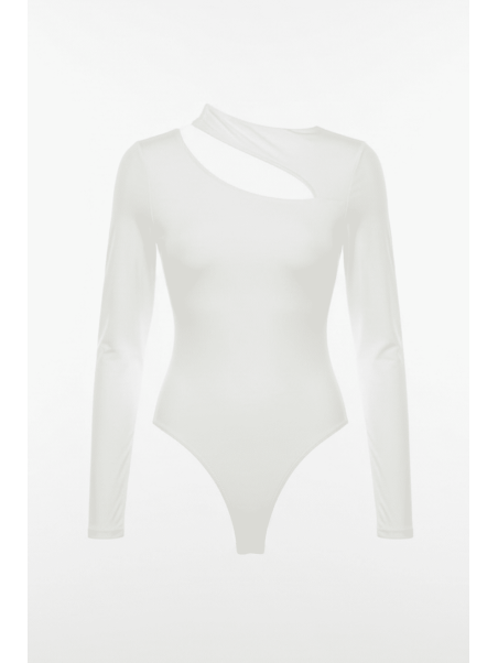 BODY LICRA CUT OUT BLANCO