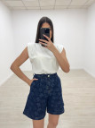 BERMUDA DENIM FLOR