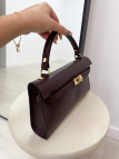 BOLSO KELLY LONG BURDEOS (PIEL 100%)