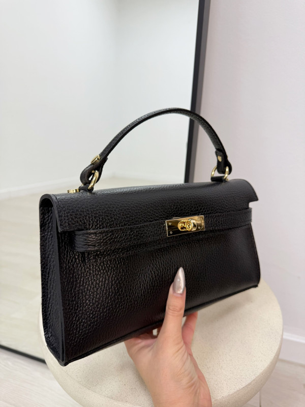 copy of BOLSO KELLY LONG NEGRO (PIEL 100%)