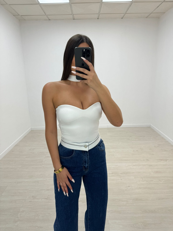 PANTALÓN WIDE LEG CALZÓN OSCURO