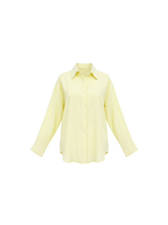 CAMISA OVER PASTEL - AMARILLO