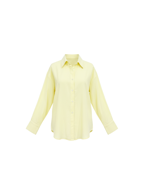 CAMISA OVER PASTEL - AMARILLO
