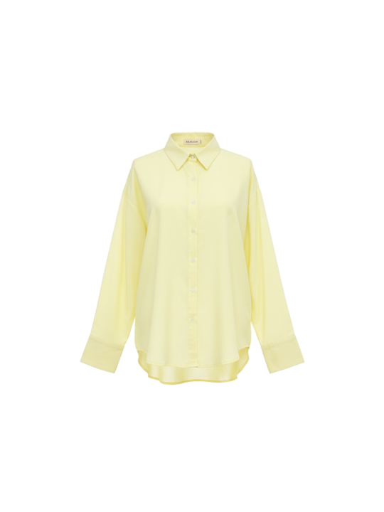 CAMISA OVER PASTEL - AMARILLO