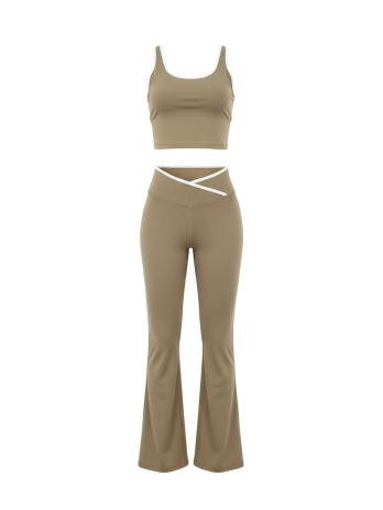 CONJUNTO YOGA PREMIUM - CAMEL