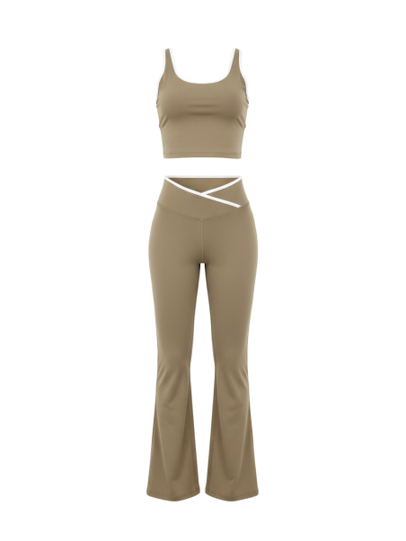 CONJUNTO YOGA PREMIUM - CAMEL