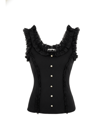 TOP ANTONELLA - NEGRO