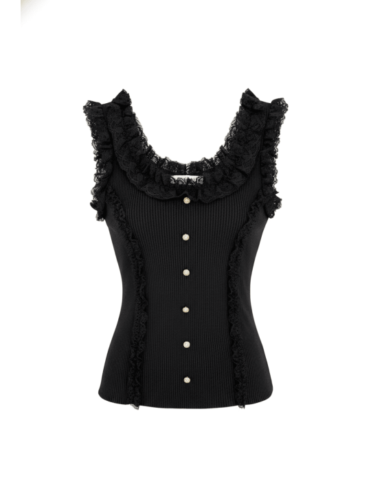 TOP ANTONELLA - NEGRO