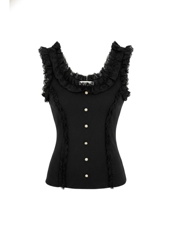 TOP ANTONELLA - NEGRO