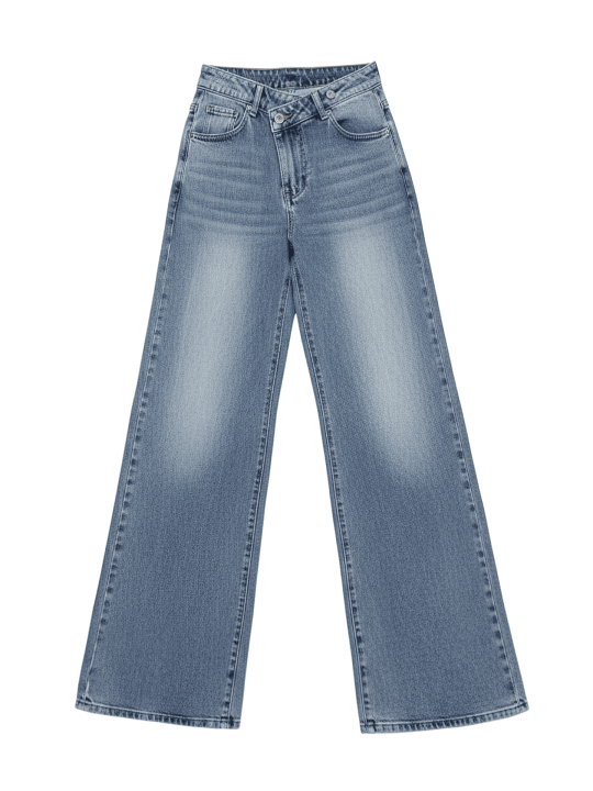 PANTALÓN VAQUERO ASIMÉTRICO - 1581