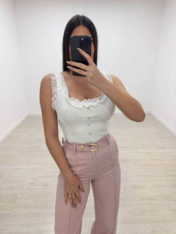 TOP ANTONELLA - BLANCO