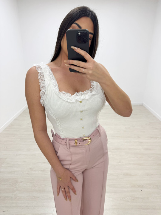 TOP ANTONELLA - BLANCO