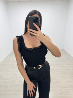 TOP ANTONELLA - NEGRO