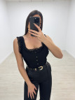 TOP ANTONELLA - NEGRO