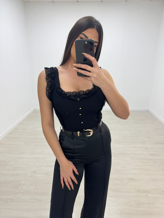 TOP ANTONELLA - NEGRO