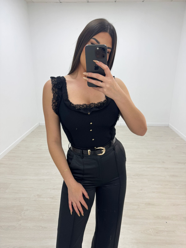 TOP ANTONELLA - NEGRO
