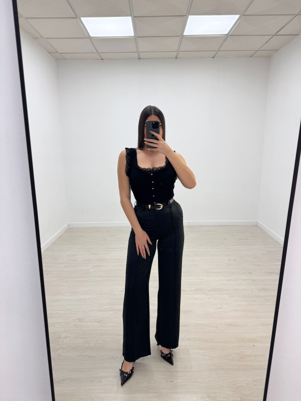 TOP ANTONELLA - NEGRO