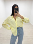 CAMISA OVER PASTEL - AMARILLO