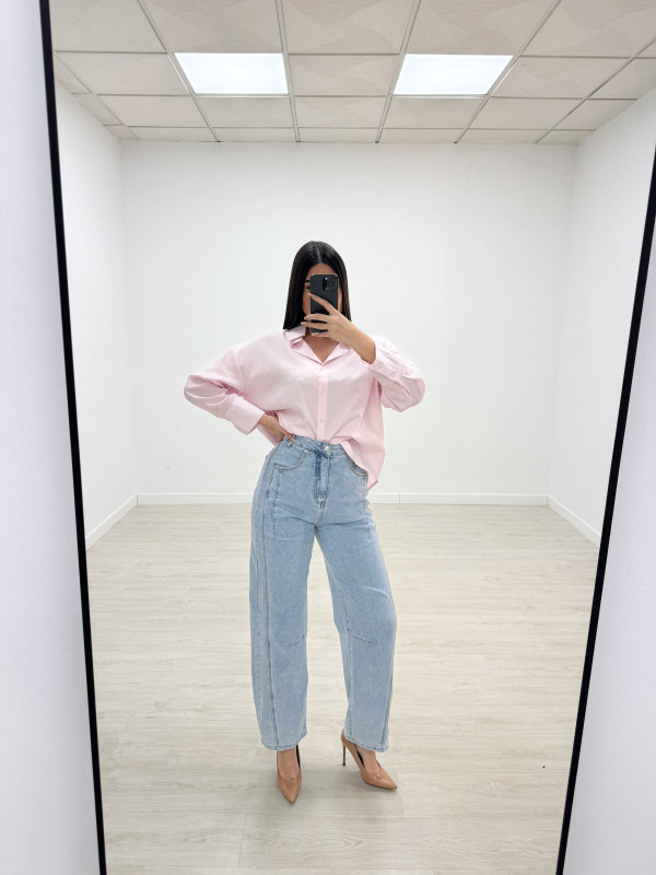 copy of CAMISA OVER PASTEL - AMARILLO