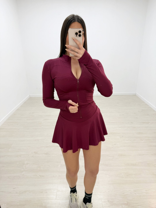 CONJUNTO FALDA LULÚ - VINO