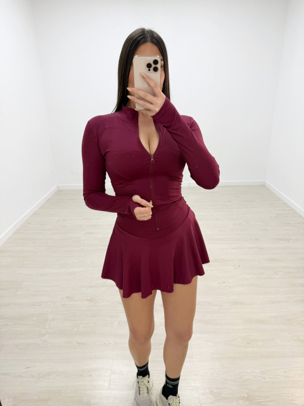 CONJUNTO FALDA LULÚ - VINO