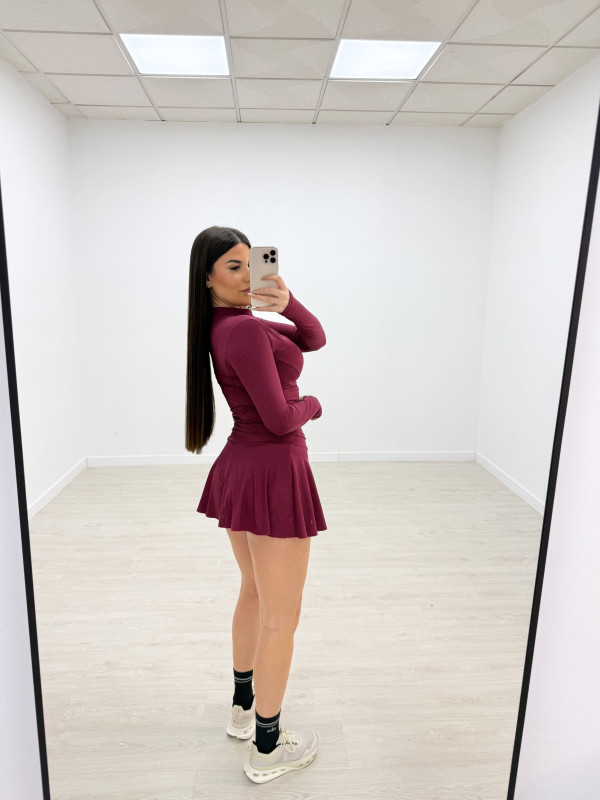 CONJUNTO FALDA LULÚ - VINO