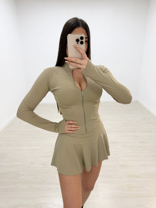 CONJUNTO FALDA LULÚ - CAMEL