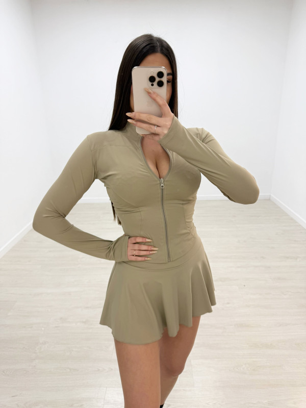 CONJUNTO FALDA LULÚ - CAMEL