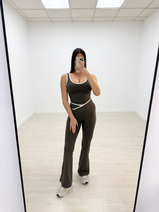 CONJUNTO YOGA PREMIUM - COFFE