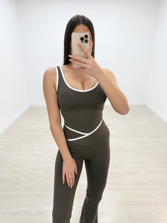 CONJUNTO YOGA PREMIUM - COFFE