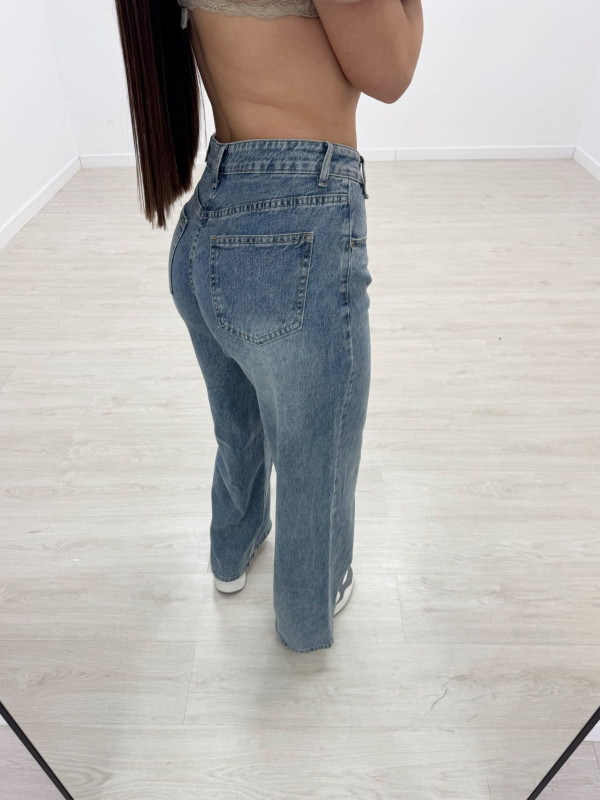 PANTALÓN VAQUERO ASIMÉTRICO - 1581