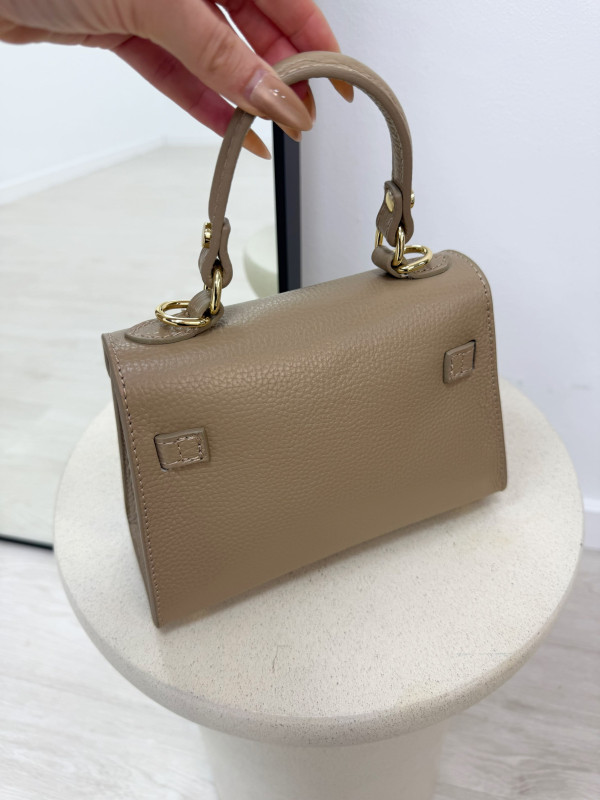 BOLSO MINI KELLY (PIEL 100%) - TOUPE