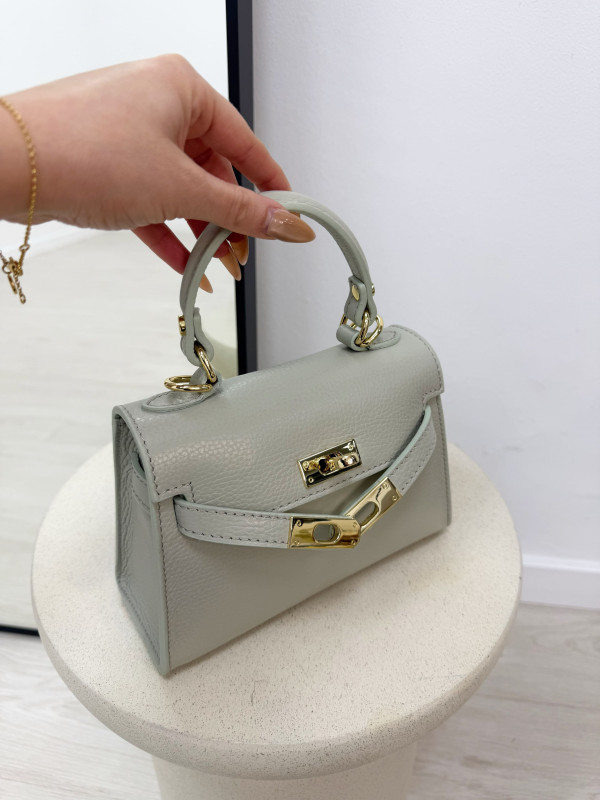 BOLSO MINI KELLY (PIEL 100%) - VERDE
