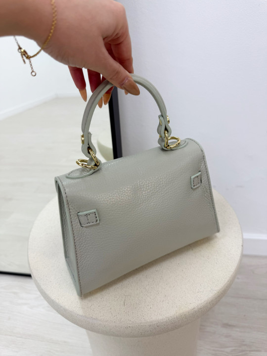 BOLSO MINI KELLY (PIEL 100%) - VERDE